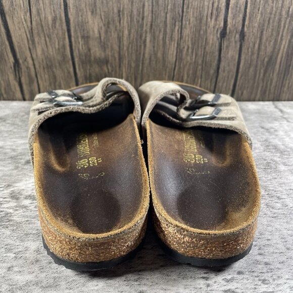 Birkenstock Zurich Size EU 36 US Women’s 5 Color Taupe Upper Leather - Picture 6 of 9